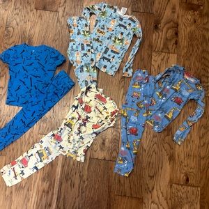 4 Sets of EUC Pajama Sets Size 6- Gap & Books to Bed Brand